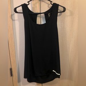 Large Black Noble Outfitters Cross-back Tank Top